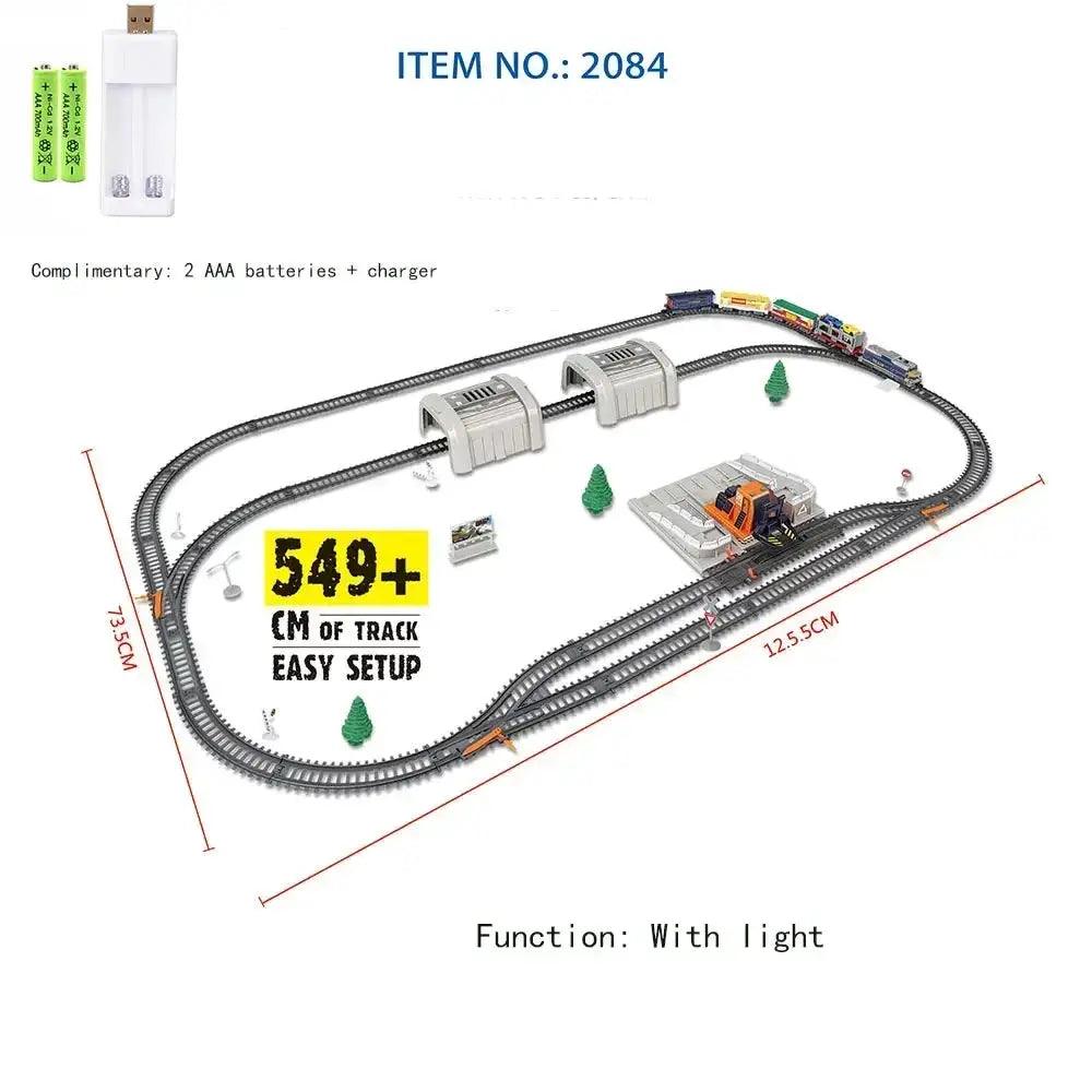  Electric Train Set High Speed Rail Model Kit For Kids Safe -  ToylandEU™