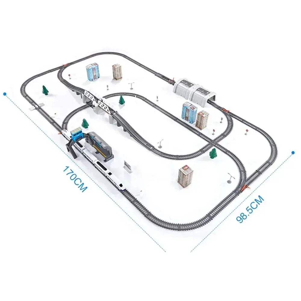 Electric Train Set High Speed Rail Model Kit For Kids - ToylandEU