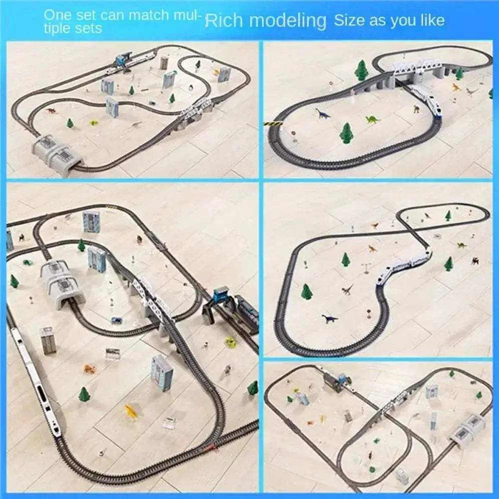 Electric Train Set High Speed Rail Model Kit For Kids - ToylandEU