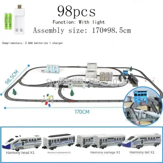  Electric Train Set High Speed Rail Toy For Kids Gift -  ToylandEU™