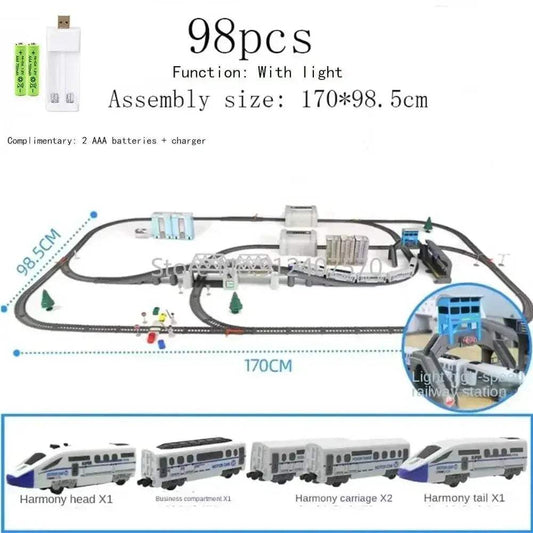  Electric Train Set High Speed Rail Toy For Kids Gift -  ToylandEU™
