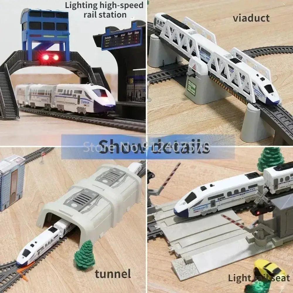  Electric Train Set High Speed Model Railway For Kids -  ToylandEU™