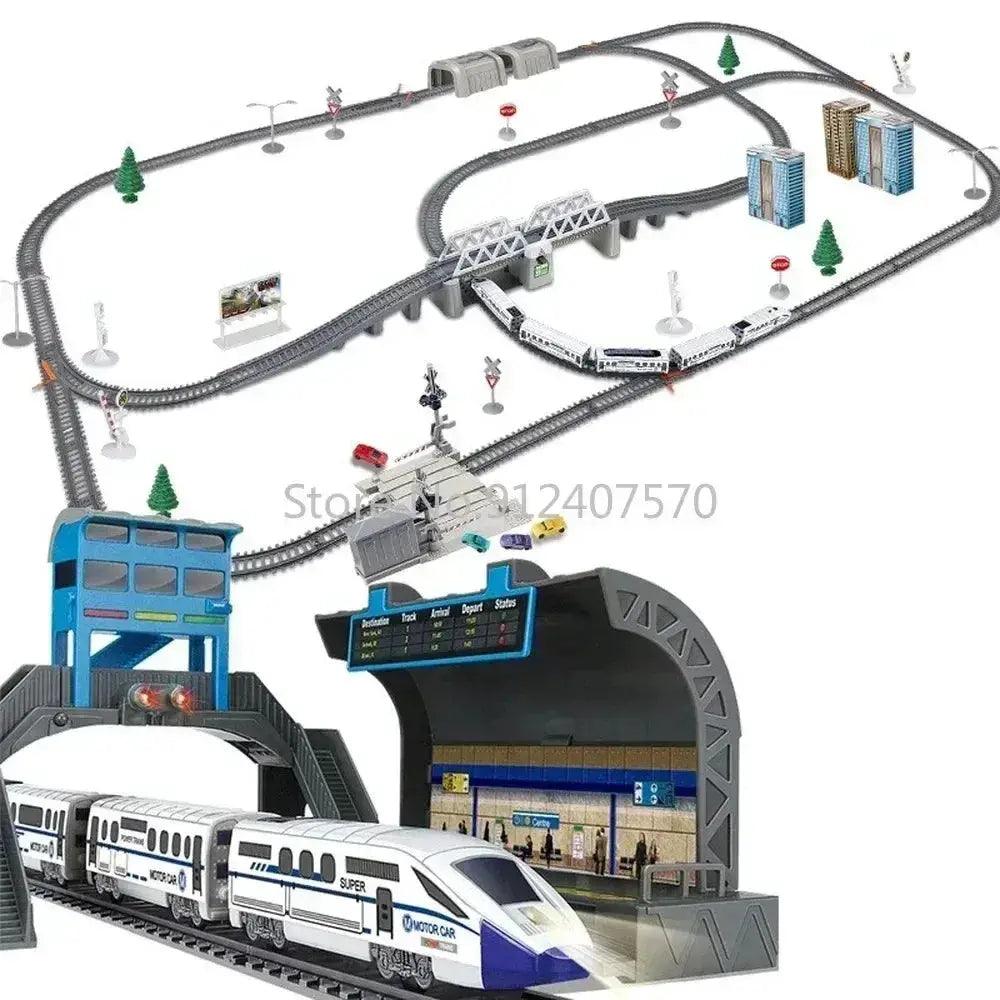  Electric Train Set High Speed Model Railway For Kids -  ToylandEU™