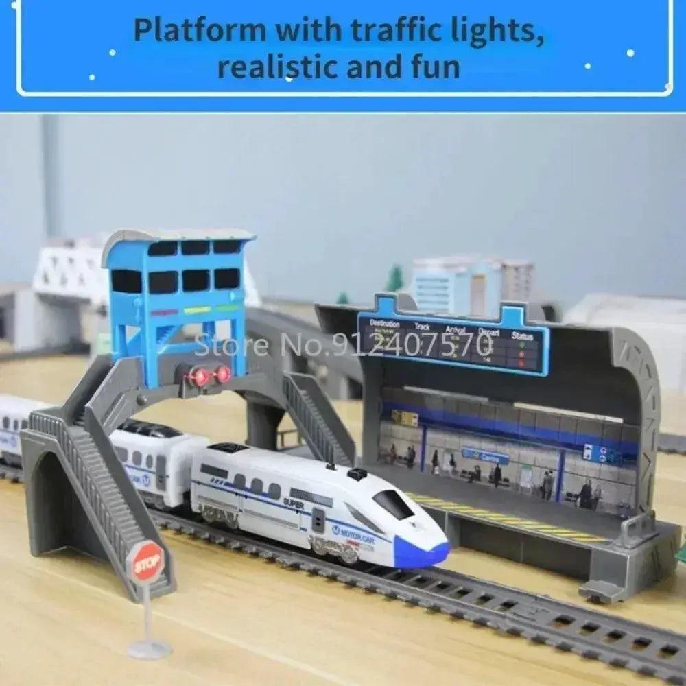  Electric Train Set High Speed Model Railway For Kids -  ToylandEU™