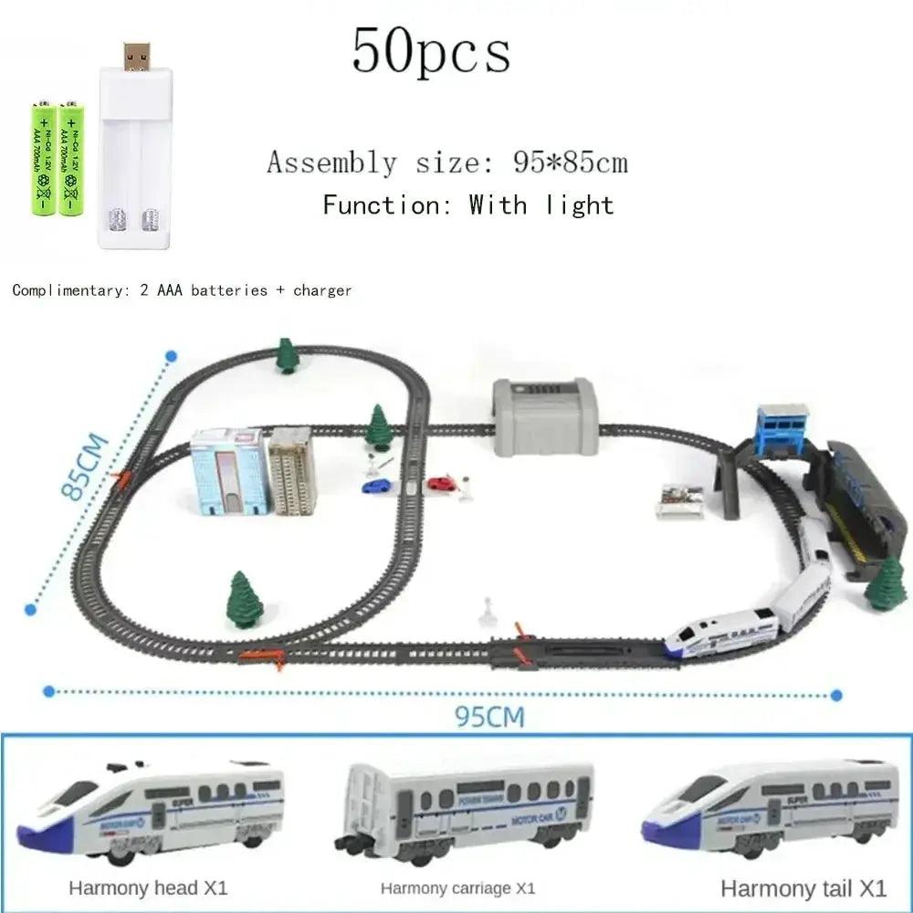  Electric Train Set Remote Control High Speed Kids -  ToylandEU™