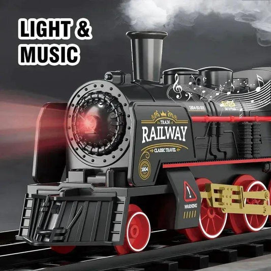  Electric Train Set Smoke Effect Safe ABS Plastic Gift -  ToylandEU™