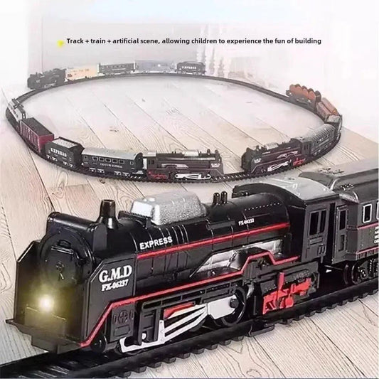  Electric Train Set With Lights For Kids Christmas Gift -  ToylandEU™