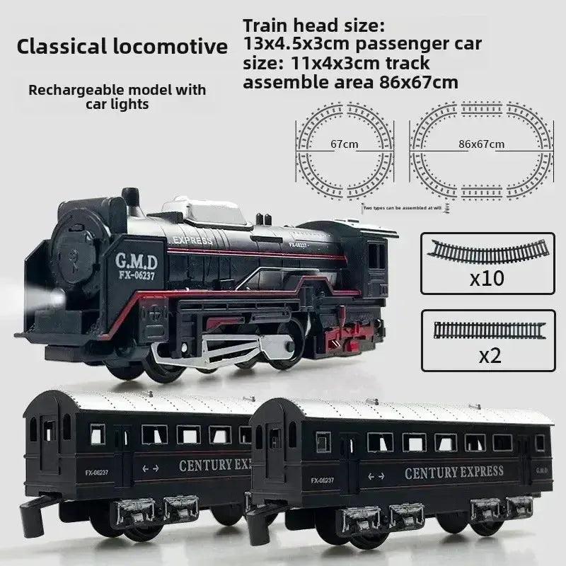  Electric Train Set With Lights For Kids Christmas Gift -  ToylandEU™