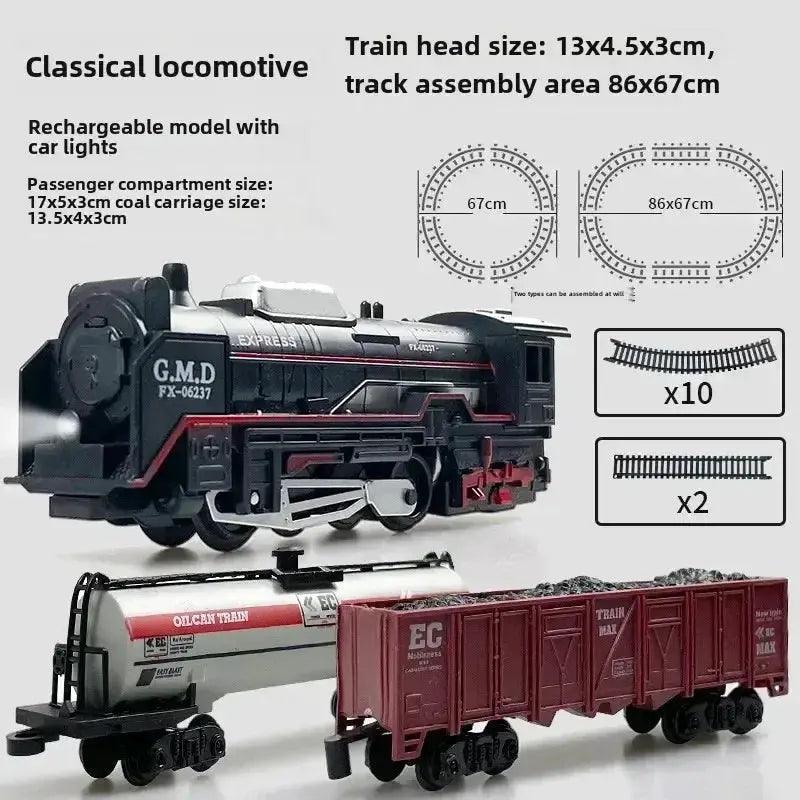 Electric Train Set With Lights For Kids Christmas Gift -  ToylandEU™