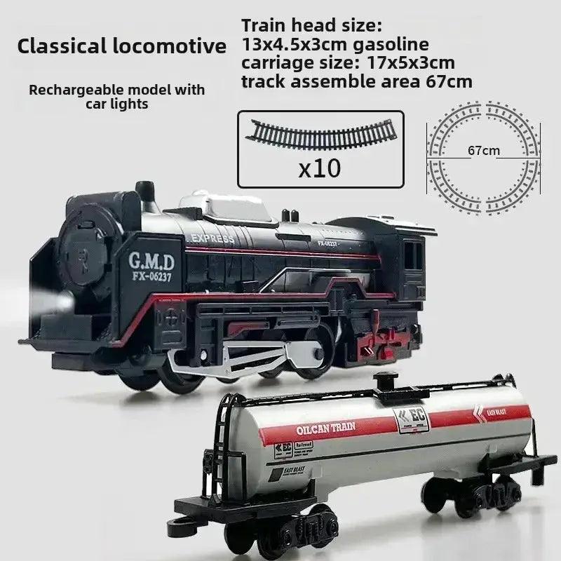  Electric Train Set With Lights For Kids Christmas Gift -  ToylandEU™