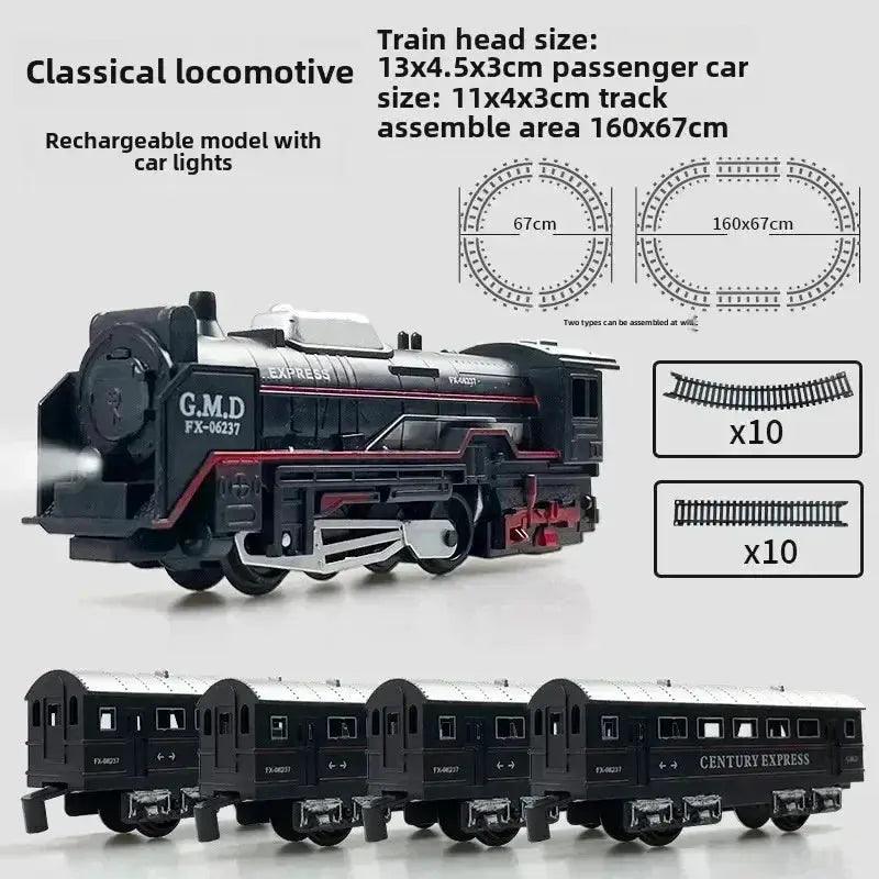  Electric Train Set With Lights For Kids Christmas Gift -  ToylandEU™