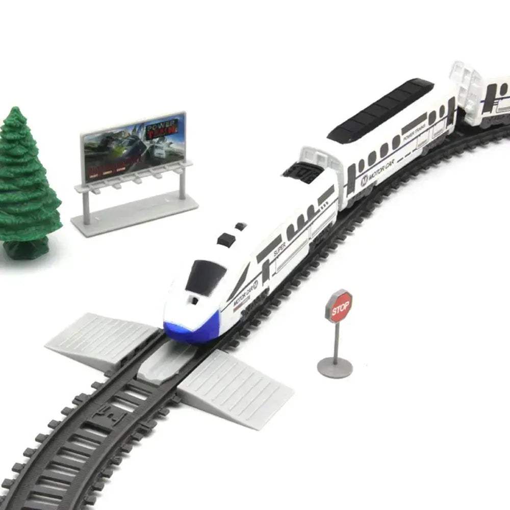 Electric Train Set With Remote Control High Speed For Kids - ToylandEU