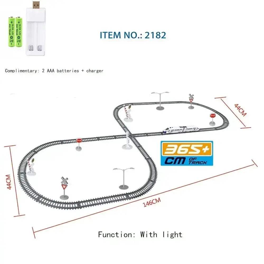 Electric Train Set With Remote Control High Speed For Kids - ToylandEU
