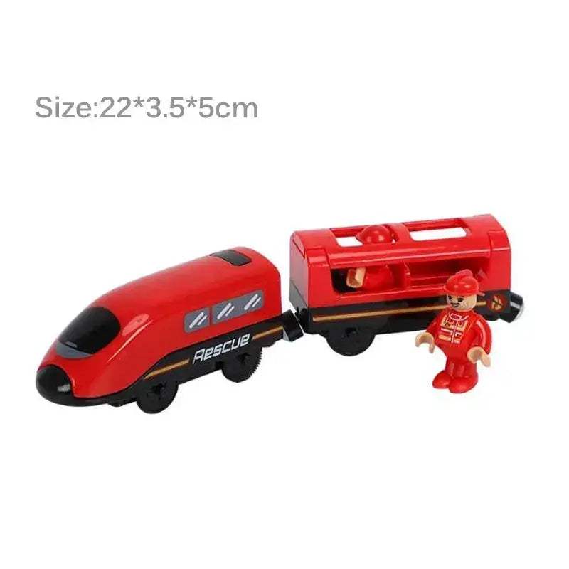 Electric Train Set for Wooden Railway Tracks Toy Gift - ToylandEU