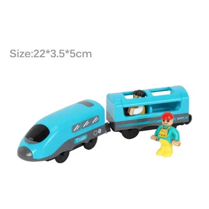 Electric Train Set for Wooden Railway Tracks Toy Gift - ToylandEU