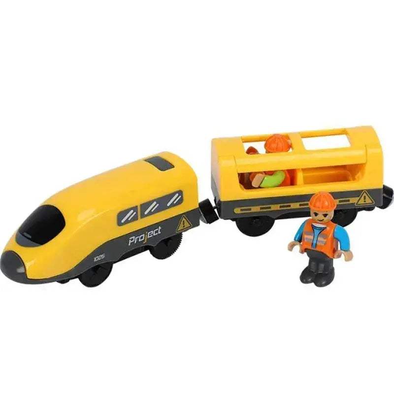 Electric Train Set for Wooden Railway Tracks Toy Gift - ToylandEU