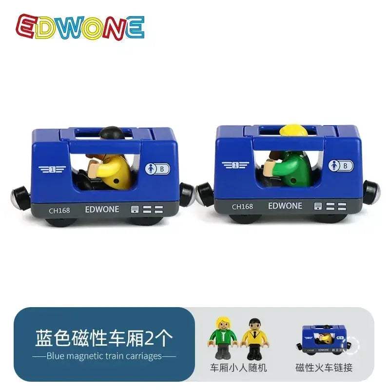 Electric Train Set for Wooden Railway Tracks Toy Gift - ToylandEU