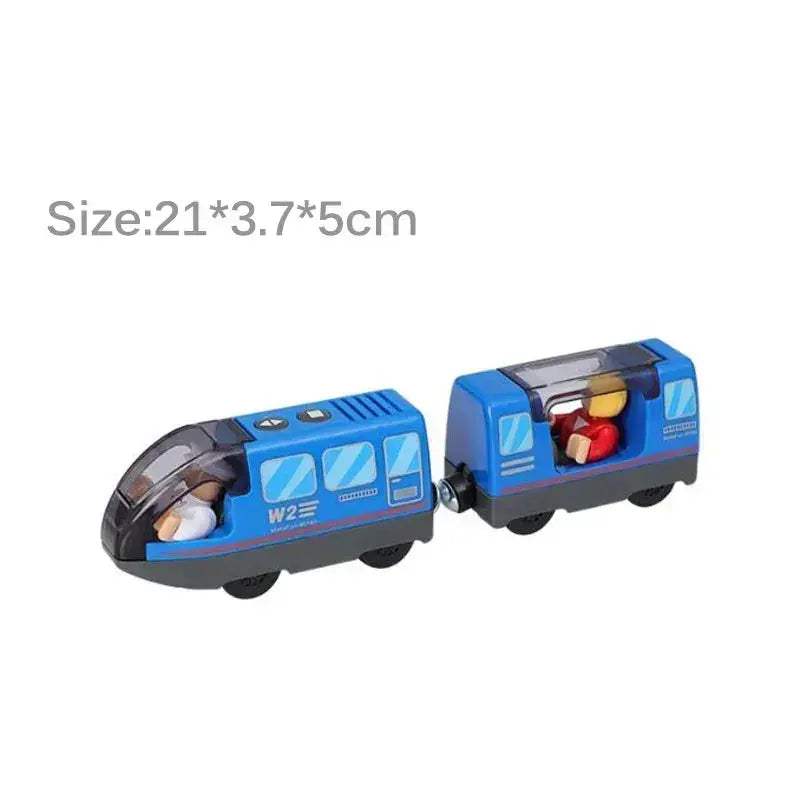 Electric Train Set for Wooden Railway Tracks Toy Gift - ToylandEU
