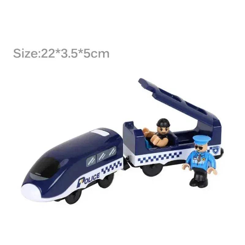 Electric Train Set for Wooden Railway Tracks Toy Gift - ToylandEU