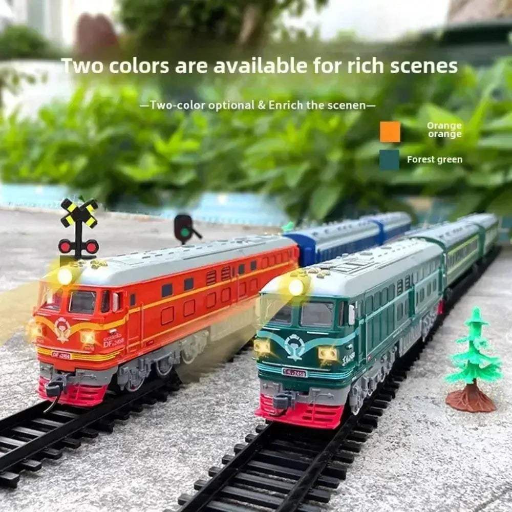 Electric Train Toy High-Speed Railway Set for Kids - ToylandEU