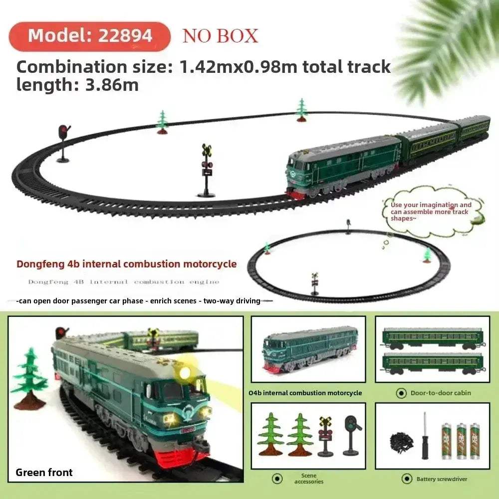 Electric Train Toy High-Speed Railway Set for Kids - ToylandEU