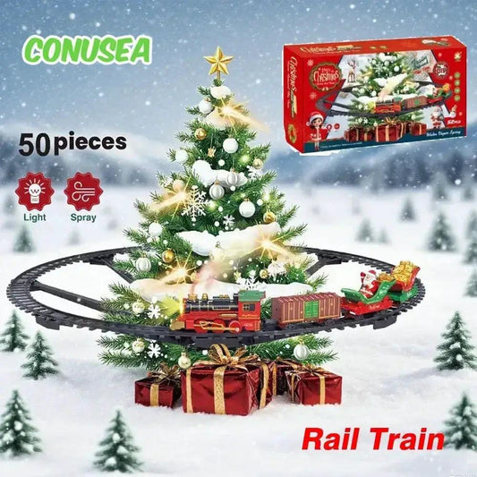  Electric Train Toy With Lights And Music Christmas -  ToylandEU™