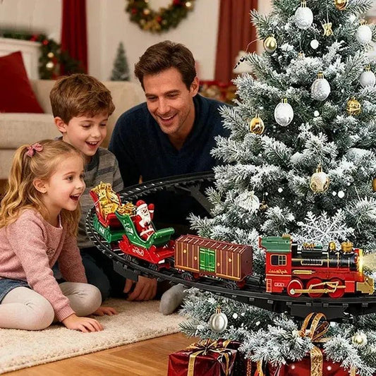  Electric Train Toy With Lights And Music Christmas -  ToylandEU™
