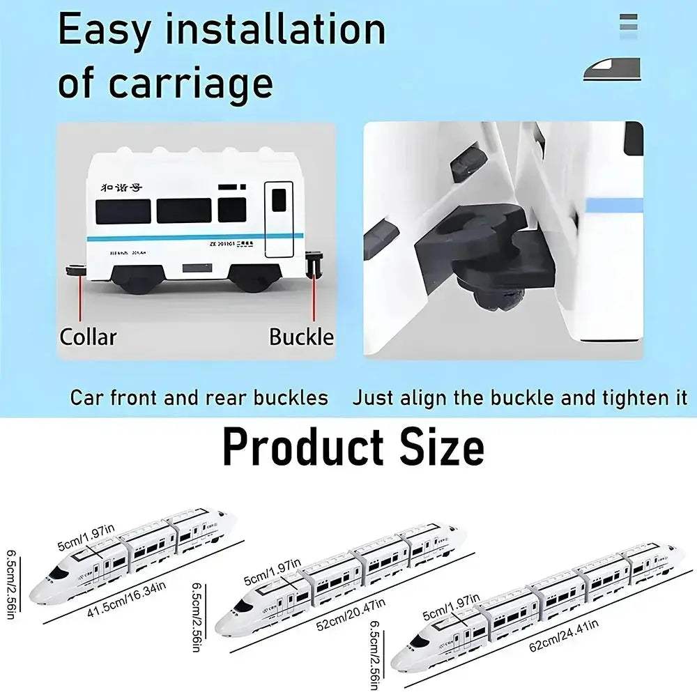 Electric Train Toy With Sound And Lights For Stem Learning - ToylandEU
