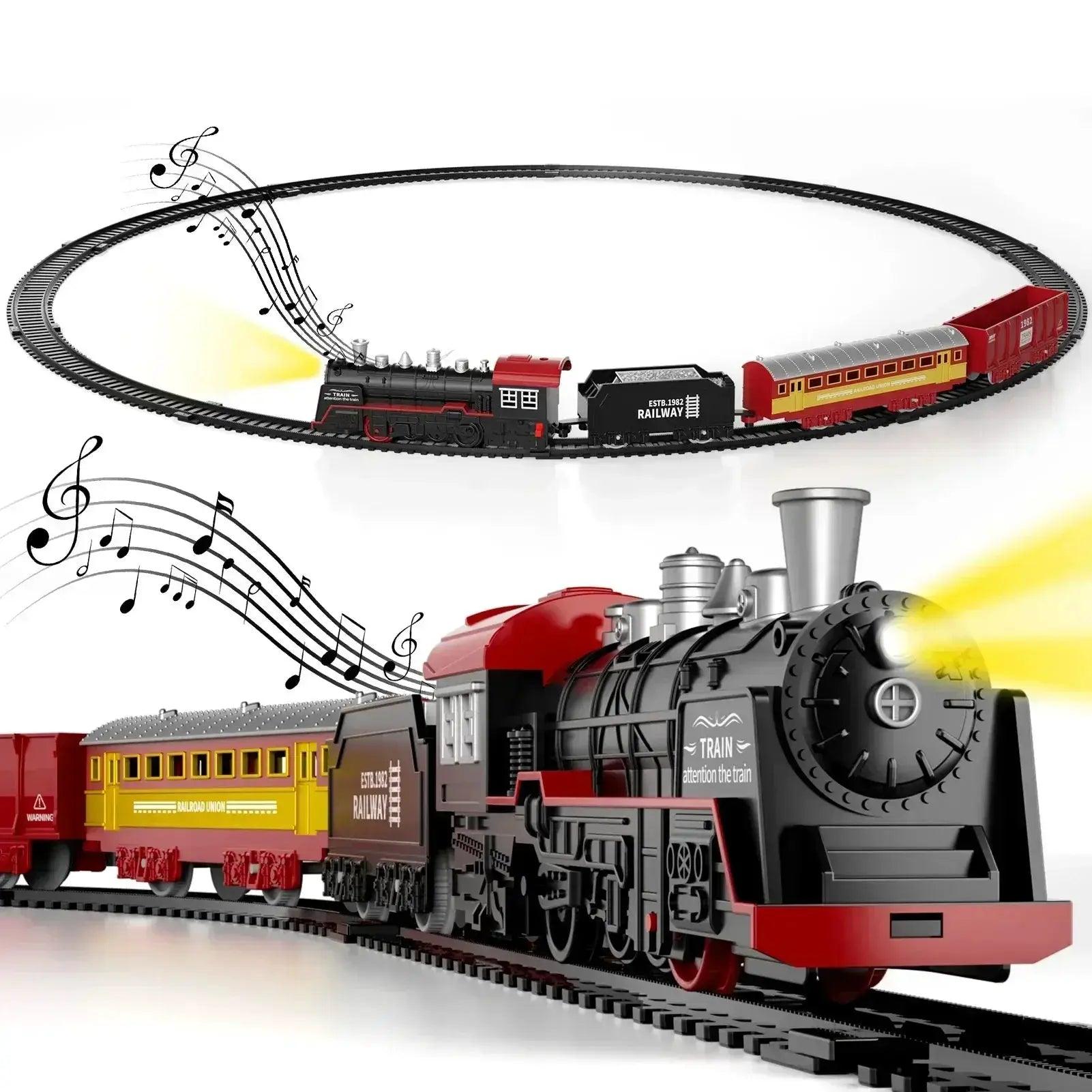  Electric Train Track Set With Lights And Sound STEM Learning -  ToylandEU™