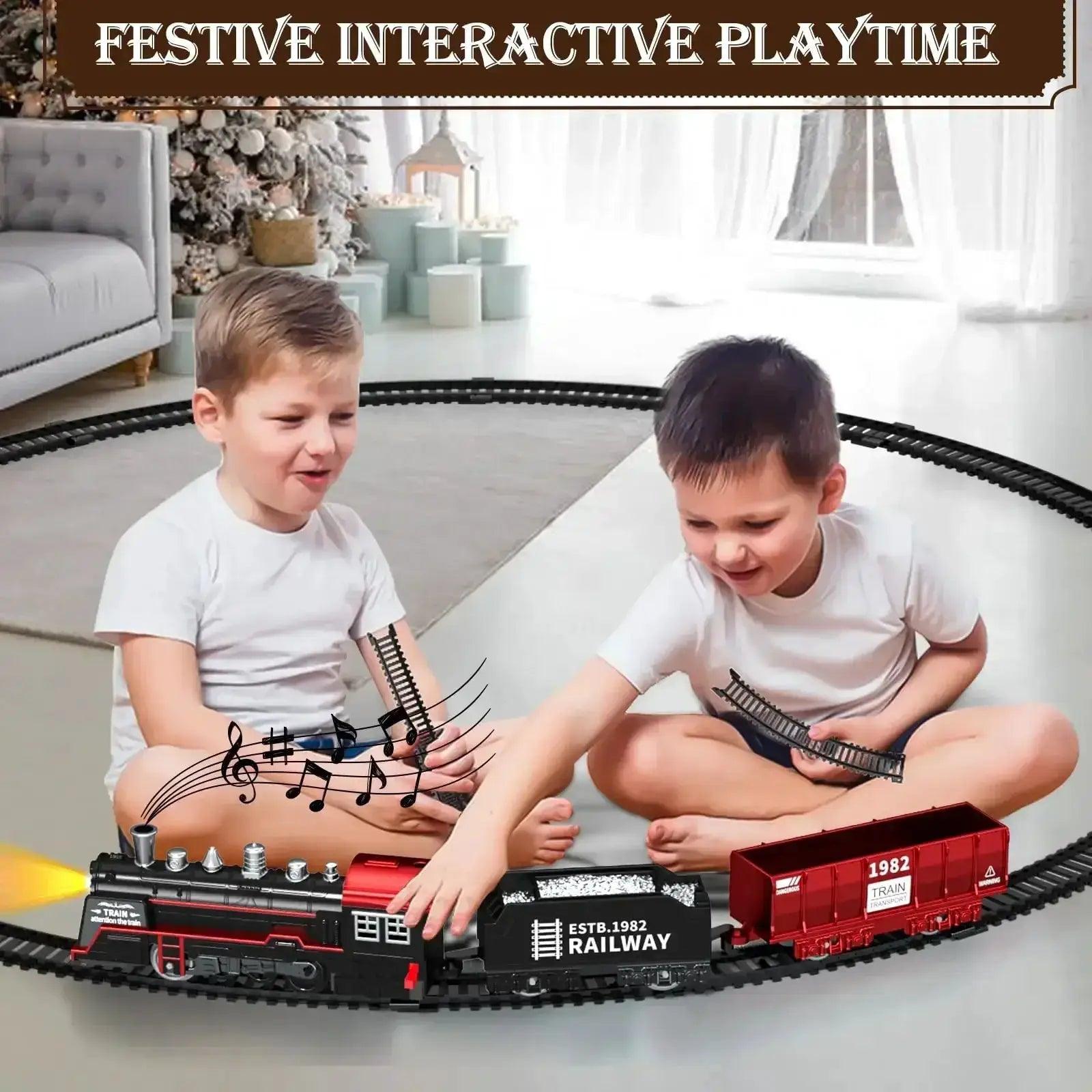  Electric Train Track Set With Lights And Sound STEM Learning -  ToylandEU™