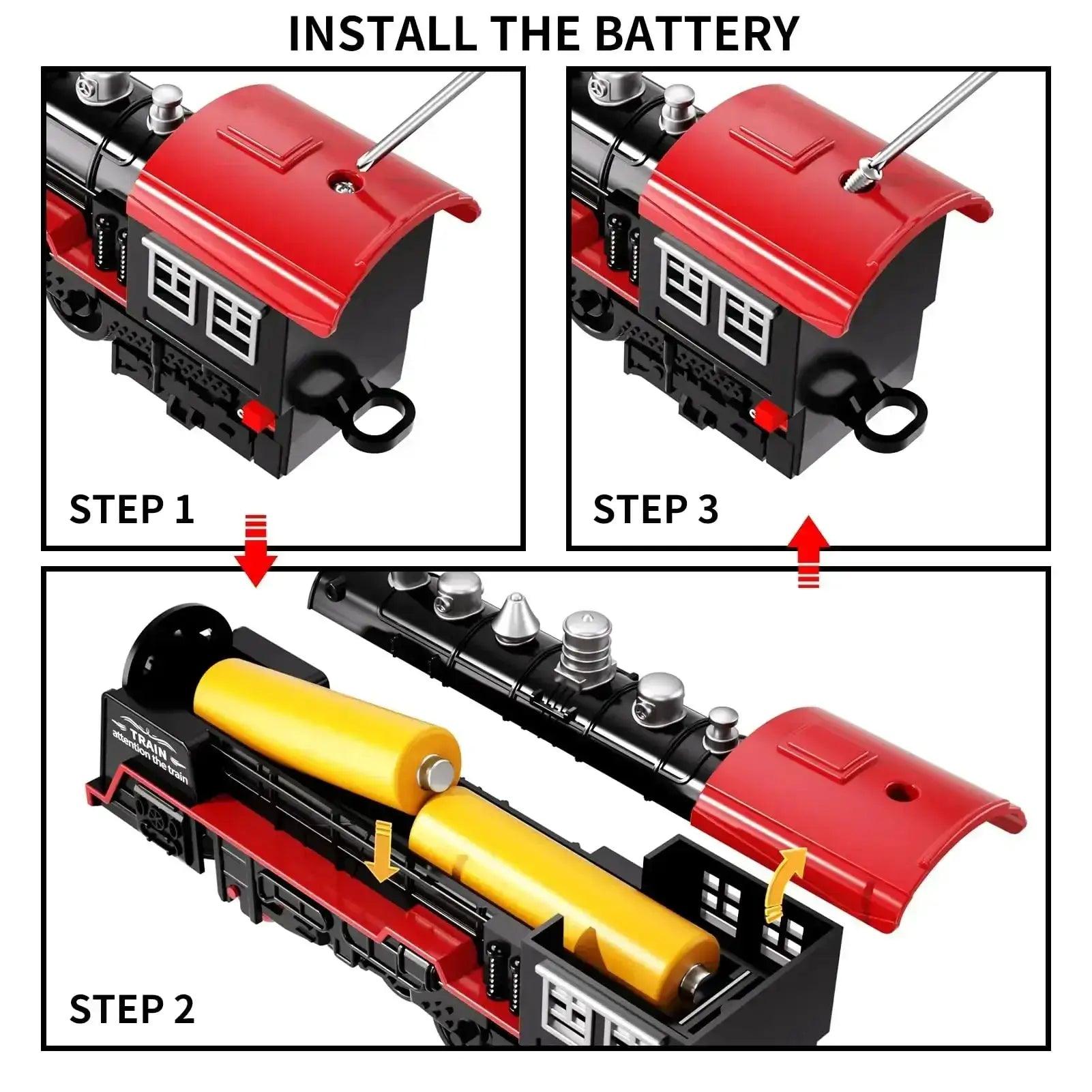  Electric Train Track Set With Lights And Sound STEM Learning -  ToylandEU™