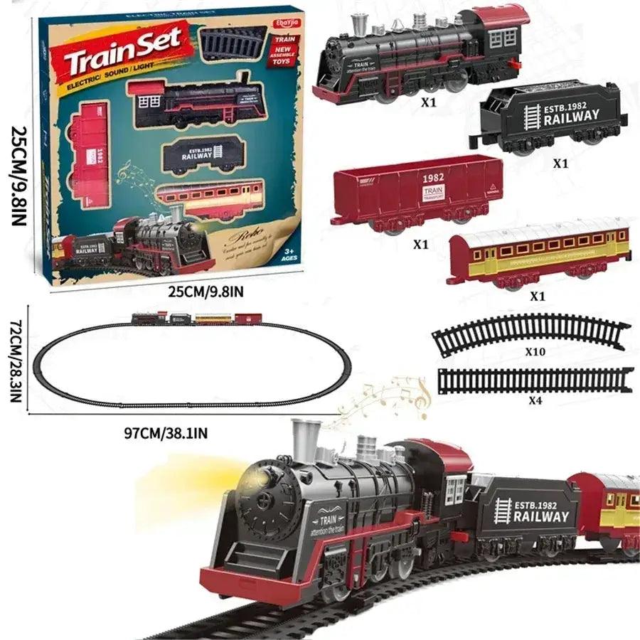  Electric Train Track Set With Lights And Sound STEM Learning -  ToylandEU™