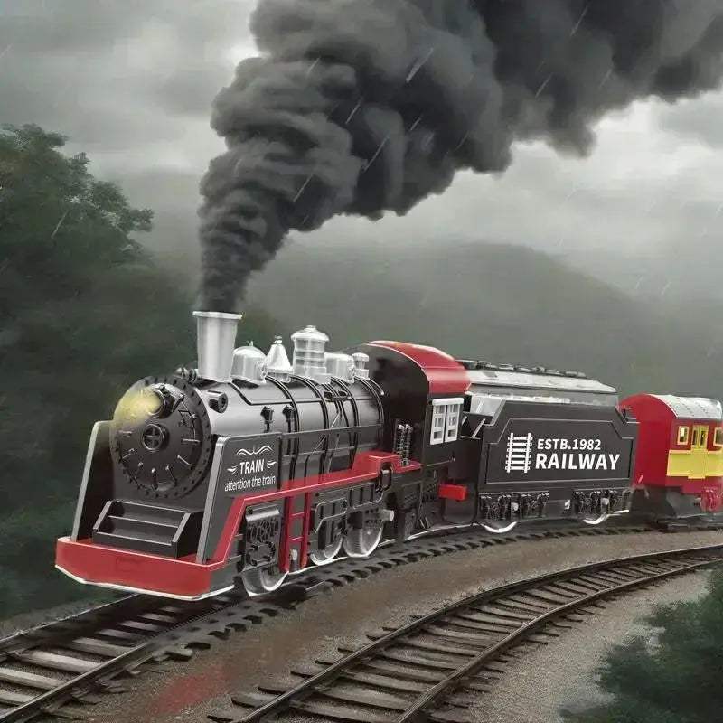 Electric Train Track Set With Lights And Sound STEM - ToylandEU