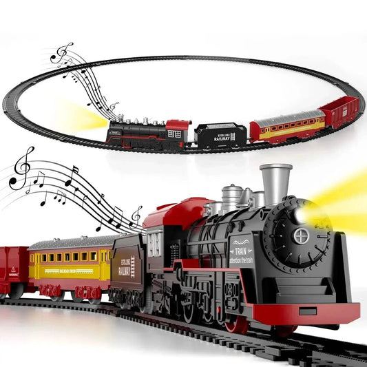  Electric Train Track Set With Lights And Sound STEM Learning -  ToylandEU™