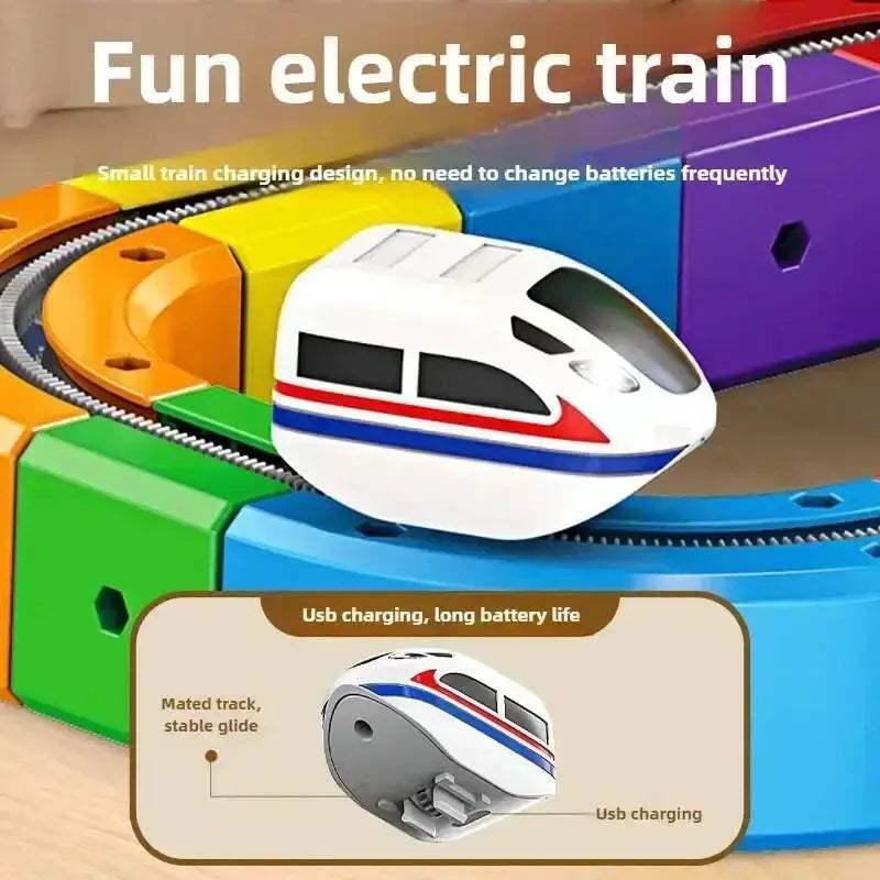 Electric Train Track Set for Kids with Anti Gravity - ToylandEU