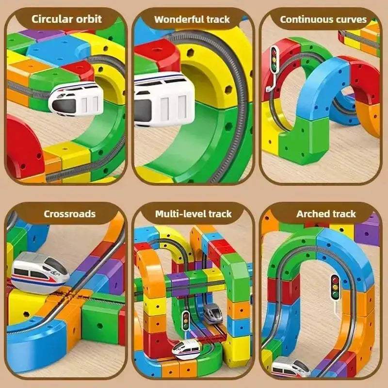 Electric Train Track Set for Kids with Anti Gravity - ToylandEU