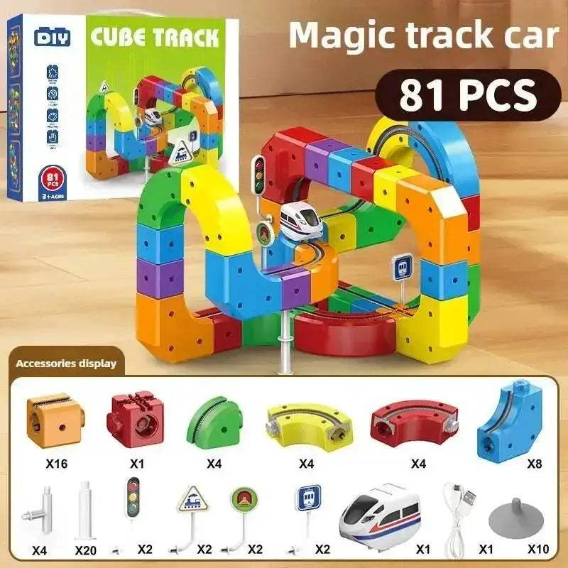 Electric Train Track Set for Kids with Anti Gravity - ToylandEU