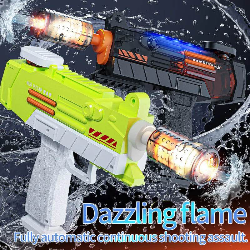 Electric UZI Flamethrower Water Gun Toy High-Power Shooter - ToylandEU