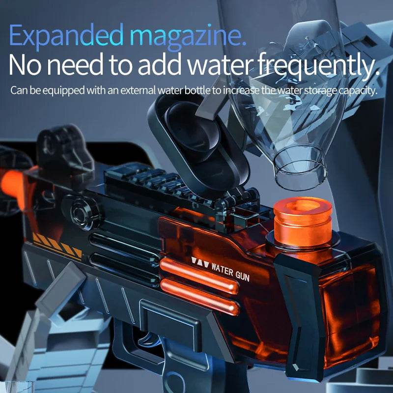 Electric UZI Flamethrower Water Gun Toy High-Power Shooter - ToylandEU