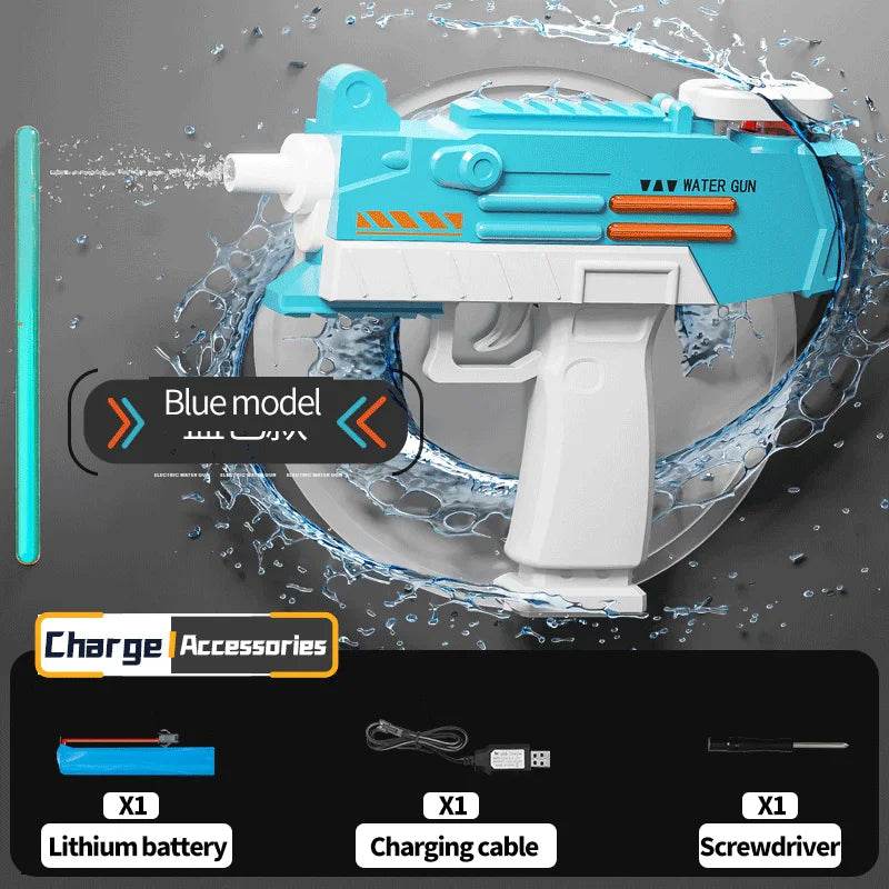 Electric UZI Flamethrower Water Gun Toy High-Power Shooter - ToylandEU