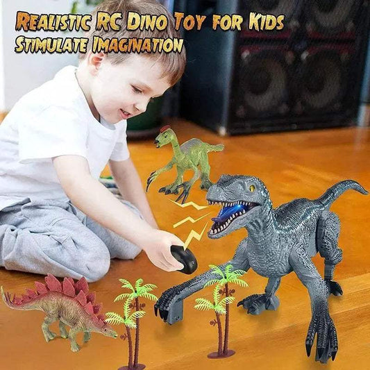  Electric Velociraptor RC Dinosaur Toy with Remote Control - Perfect  -  ToylandEU™