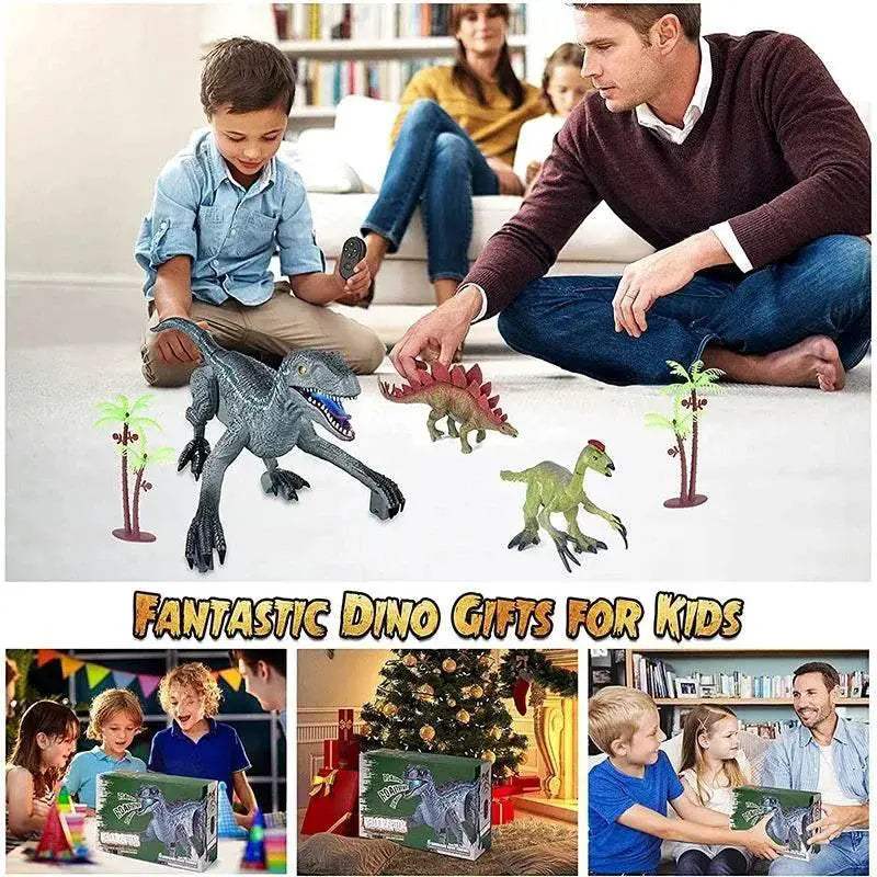  Electric Velociraptor RC Dinosaur Toy with Remote Control - Perfect  -  ToylandEU™