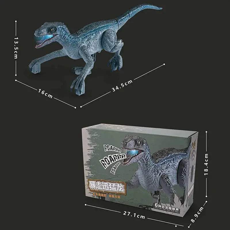  Electric Velociraptor RC Dinosaur Toy with Remote Control - Perfect  -  ToylandEU™