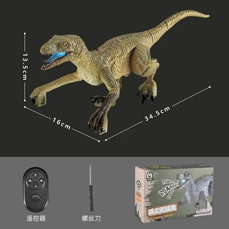  Electric Velociraptor RC Dinosaur Toy with Remote Control - Perfect  -  ToylandEU™
