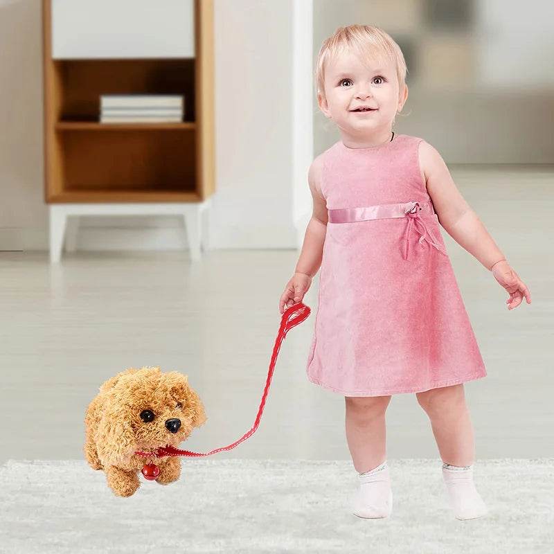 Electric Walking Puppy Plush Toy Barking Tail Wagging Kids - ToylandEU