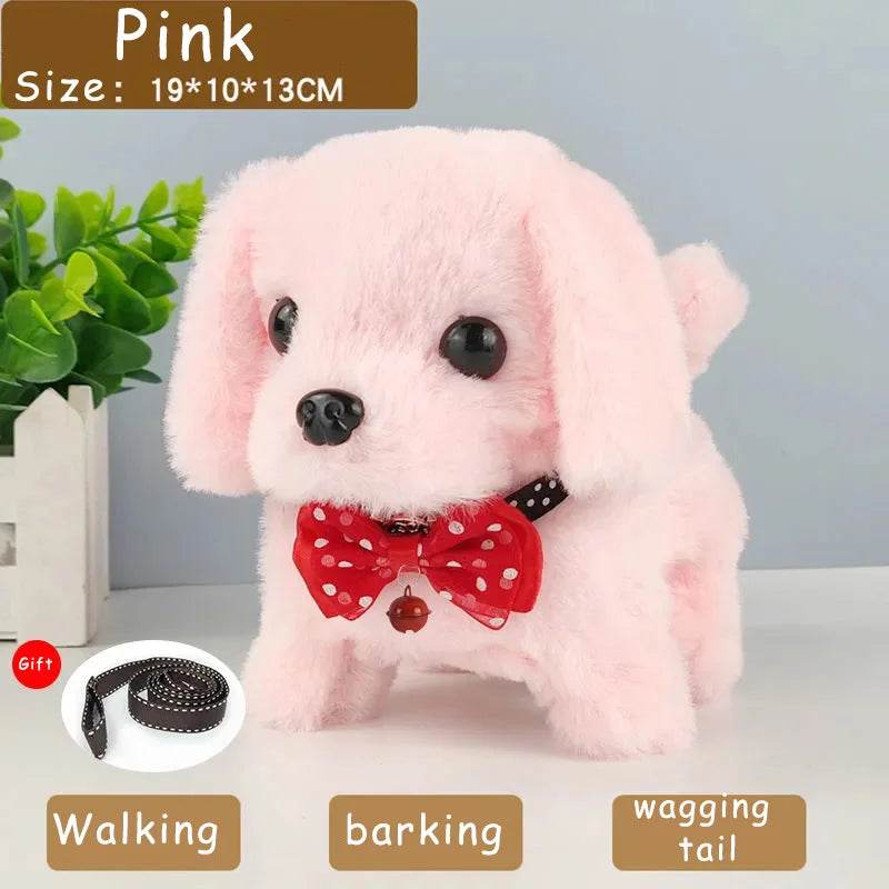 Electric Walking Puppy Plush Toy Barking Tail Wagging Kids - ToylandEU