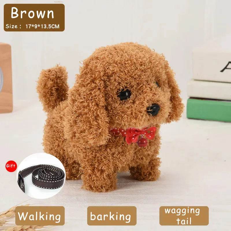Electric Walking Puppy Plush Toy Barking Tail Wagging Kids - ToylandEU