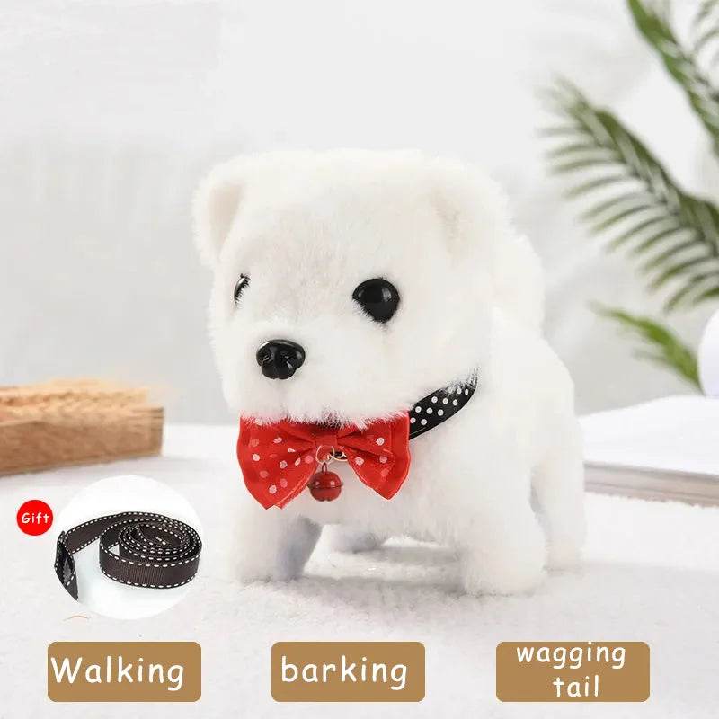 Electric Walking Puppy Plush Toy Barking Tail Wagging Kids - ToylandEU