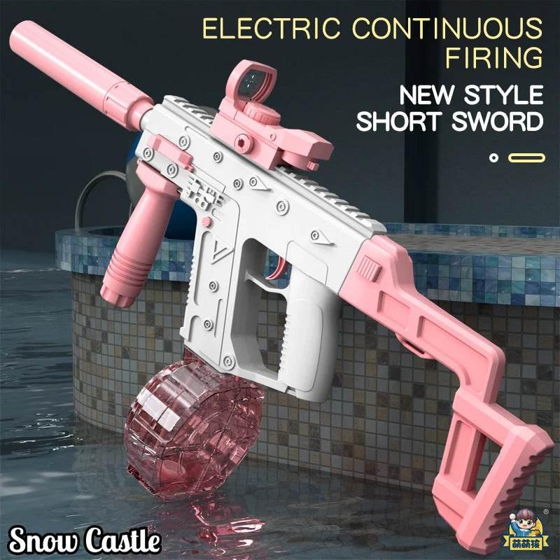 Electric Water Gun Automatic Squirt Guns Large Capacity Battery-Powered Toy - ToylandEU