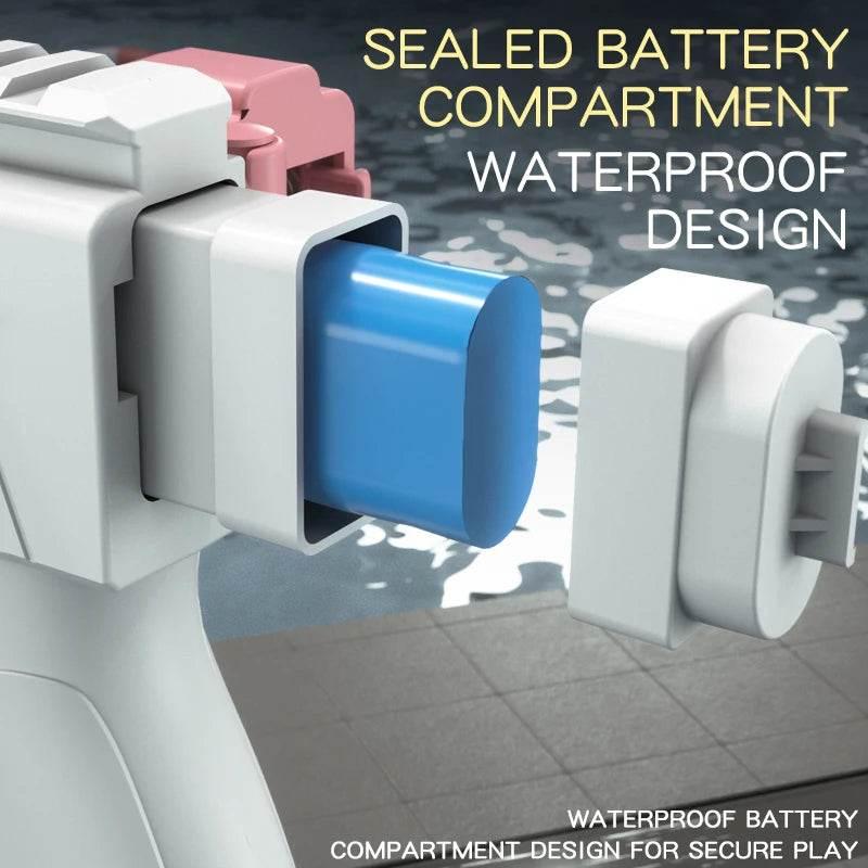 Electric Water Gun Automatic Squirt Guns Large Capacity Battery-Powered Toy - ToylandEU